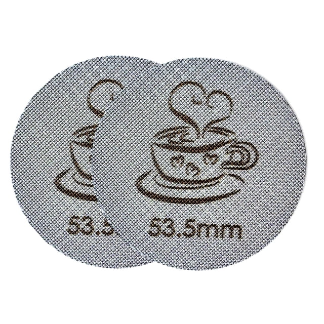 Pantalla para puck de espresso Kompixitys de acero inoxidable de 54 mm y 1,7 mm