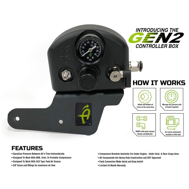 Up Down Air 4 Tire Inflation System Engine Mo (2690717) Walmart