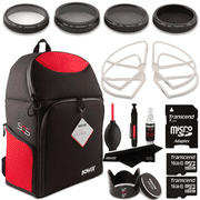 Drone Backpack with Top Value Drone Accessory Kit for DJI Phantom 3 Drones