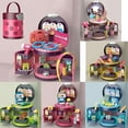 thumbnail image 4 of Godderr Kids Playhouse Simulation Tableware Pet Tableware Portable Storage Bucket Bag, 4 of 5