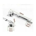 thumbnail image 2 of Bisagra plegable de aleación para un deslizamiento suave, soporte de tapa de alta capacidad de carga con presión de fricción totalmente ajustable para puertas de gabinetes, aleación de zinc, fácil, 2 of 5