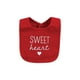 thumbnail image 2 of Conjunto de Babero y Diadema o Gorras Hudson Baby Corazón de San Valentín Unisex de Algodón para Beb, 2 of 5