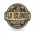 thumbnail image 3 of Ambesonne Fiji Duvet Cover Set, Welcome Fiji Islands Paradise, King, Dark Taupe Pale Camel, 3 of 3