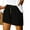 Black, variant on Black Loose Fit Shorts for Ladies Summer Fall Faux Linen Work Out Gym Brunch Jogger Straight Leg Basic Shorts Womens 2025 Clothes Trendy Y2K XXL