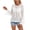 03 White, variant on Swimsuit Cover Up for Women Casual Loose Coconut Tree Beach Cover Up Summer Long Sleeve Crochet Blouses Tops