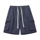 thumbnail image 1 of Pantalones cortos de trabajo holgados de secado rápido para hombre: 4 bolsillos de nailon, informales/para la playa, nailon/spandex, elásticos y ligeros, XS-XXXXL, cadera 105-140 cm, 1 of 4