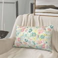 thumbnail image 5 of Lsque Watercolor Wildflowers Pattern Pillow Case – Soft & Cozy Throw Pillow Cover, Hypoallergenic Cushion Case for Sleeping Women with Envelope Closure-16"x24", 5 of 6