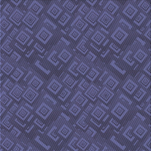 Ahgly Company Indoor Square Patterned Slate Blue Area Rugs, 5' Square