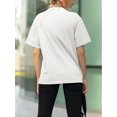 thumbnail image 2 of playera corta sin mangas para mujerMy Sister Was So Amazing God Made Her My Angel Printed Round Neck Women's T-Shirt - Soft, Breathable, Short Sleeve Casual Women's T-Shirt For Spring, Summer & Autu, 2 of 6