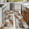 thumbnail image 6 of Kitchen Rugs Sets of 3 Non Slip Washable Kitchen Mats for Floor, Waterproof Kitchen Runner Rug, Floor Mat Carpet for Entryway, Laundry, Sink, Hallway, Bathroom, 6 of 12