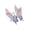 Pink, variant on Butterfly Barrette for Little Girls 3D Moving Wing Hair Clip for Weddings and Everyday Wear Various Occasion Headwear