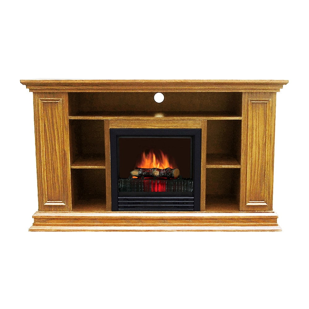 Boston Electric FireplaceOld Oak Color