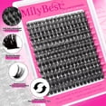 thumbnail image 2 of Kit de extensiones de pestañas MilyBest 100D rizo D 10-18 mm, 2 of 8