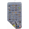 thumbnail image 1 of DoubleSided Jewelry Hanging Organizer Display Hanger Small Tools Holder with Clear Pockets (), 1 of 6