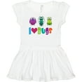 thumbnail image 3 of Inktastic I Love Bugs Girls Baby Dress, 3 of 5