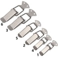 thumbnail image 2 of 1PC Toggle  Hardware  Stainless Steel  Cabinet Box Case  Hasp Luggage Accessories Lock Box Buckle 2, 2 of 8
