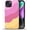 Pink Yellow Wavy Lines, variant on for iPhone 13/14 Case, Hybrid 2-Layer Hard Shell, Military-Grade Protection, All-Around Shockproof, Silicone Protective Phone Case - Hippie Flower