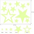 thumbnail image 4 of 435 puntos Luminosos QUANZHOUTIANDI Fosforescentes luna y estrellas pegatinas de pared decoración de techo Etiqueta Fluorescente para habitación de niños, 4 of 5