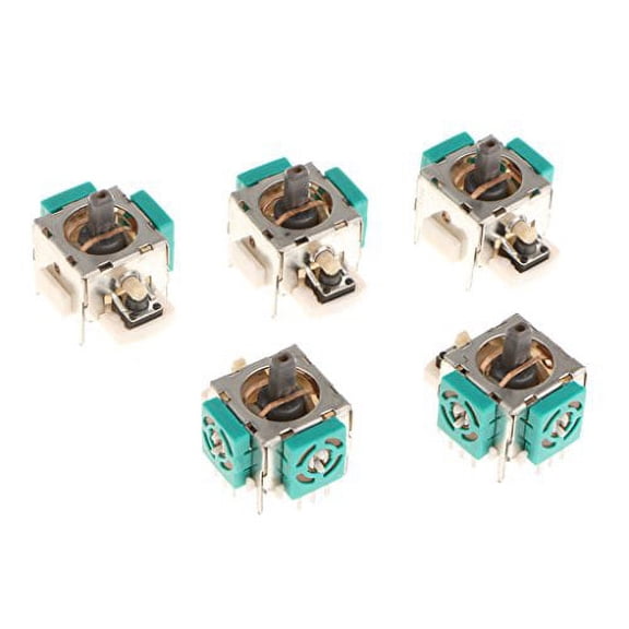 Lot Of 5 Pieces 3D Controller Analog Joystick Axis Stick Sensor Module For Xbox 360 Repair Part D Type For GameCube