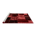 thumbnail image 2 of Ahgly Company Machine Washable Indoor Square Patchwork Red Transitional Area Rugs, 8' Square, 2 of 4