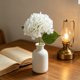 thumbnail image 1 of Tallos de hortensias artificiales con cabeza de flor de seda | Hortensias artificiales realistas para decoración del hogar, 1 of 7
