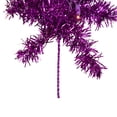 thumbnail image 7 of Northlight Pre-Lit  Artificial Tinsel Christmas Garland - 9' x 8" - Purple - Clear Lights, 7 of 7
