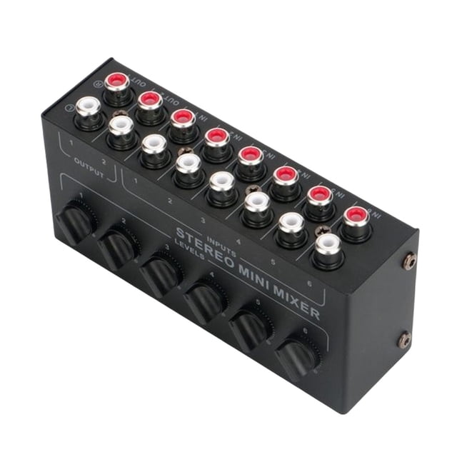 Seitruly Professional Audio Mixer Small Mixer for Broadcast Stage Stage Performance Cables de audio/vídeo
