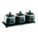 thumbnail image 3 of Juego de caja de especias, tarros para condimentos de cocina con tapa de cuchara, almacenamiento de especias multiusos Verde oscuro, 3 of 9