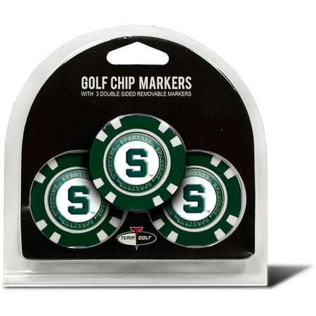 Team Golf NCAA Michigan State 3 Pack Golf Chip Ball Markers