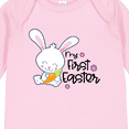 thumbnail image 4 of Inktastic My 1st Easter with Cute Bunny and Carrot Boys or Girls Long Sleeve Baby Bodysuit, 4 of 5