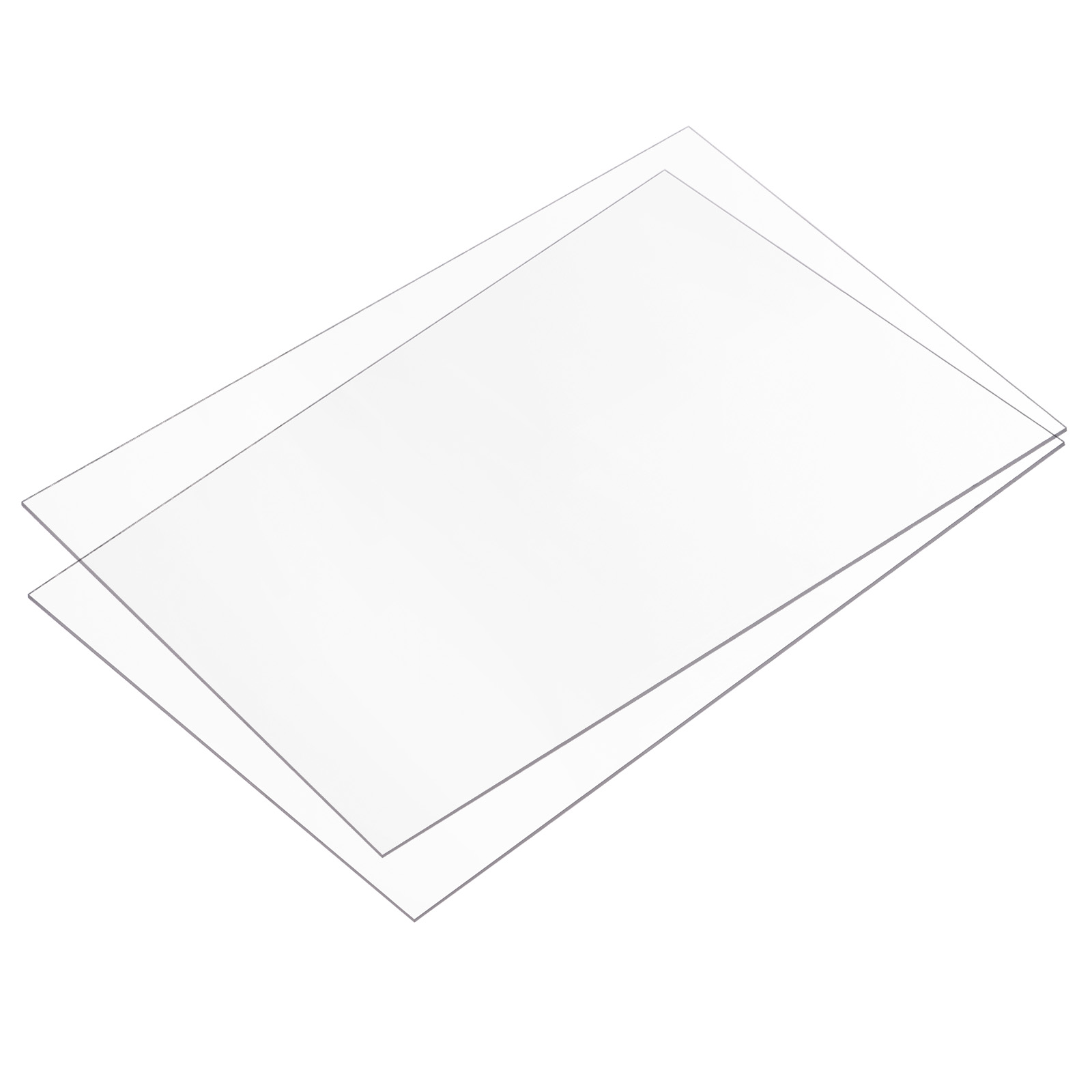 Uxcell Clear PETG Acrylic Sheet Transparency Plastic Panel 4x6inch 0