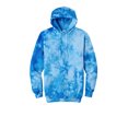thumbnail image 3 of Port & Company PC144 Crystal Tie-Dye Pullover Hoodie, Sky Blue, 4XL, 3 of 3