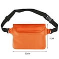 thumbnail image 4 of Riñonera Natación Impermeable Gran Capacidad para Barco Playa () Naranja, 4 of 5