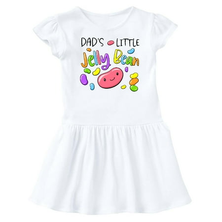 

Inktastic Dads Little Jellybean Cute Easter Candy Gift Baby Girl Dress