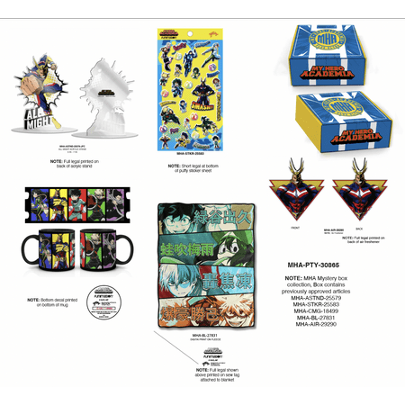 Official Licensed MY HERO ACADEMIA PLUS ULTRA COLLECTOR BOX, D&D
