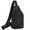 Black, variant on WIZUTIZ Sling Bag for Men Traveling Chest Bag for Men Mini Crossbody Bags with Adjustable Shoulder Strap Shoulder Bags Gym Bags for Men Solid Bags Waterproof Classic Bag 1 PC Blue