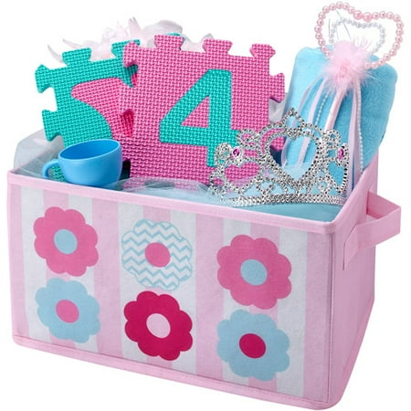 Little Bedding by NoJo Collapsible Storage, Tickled Pink