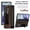 Coffee, variant on GJL Retro Faux Leather Rigid PC Case for Samsung Galaxy Z Fold8 Ultra, Shockproof Protective Cover with Kickstand, Stylus Pen and Slot, Built-in Screen Protector, Brown