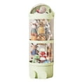 thumbnail image 2 of Vertical Toy Storage Tube for Stuffed Animals Kids Organizer Transparent PP Bucket with Lid 2 Layer Home Textile Storage Solution, 2 of 3