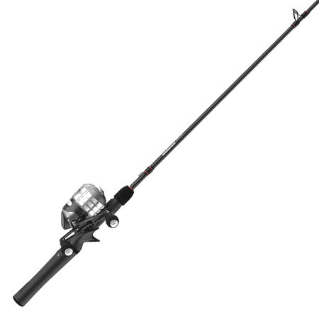 Zebco Delta Spincast Reel and Fishing Rod Combo 5-Foot 6-Inch Rod Size 20 Reel Cool Gray