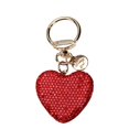 thumbnail image 1 of Hearth & Gear Encrusted Heart Keychain Encrusted Car Key Pendant Girls' Accessory Bag Heart, 1 of 7