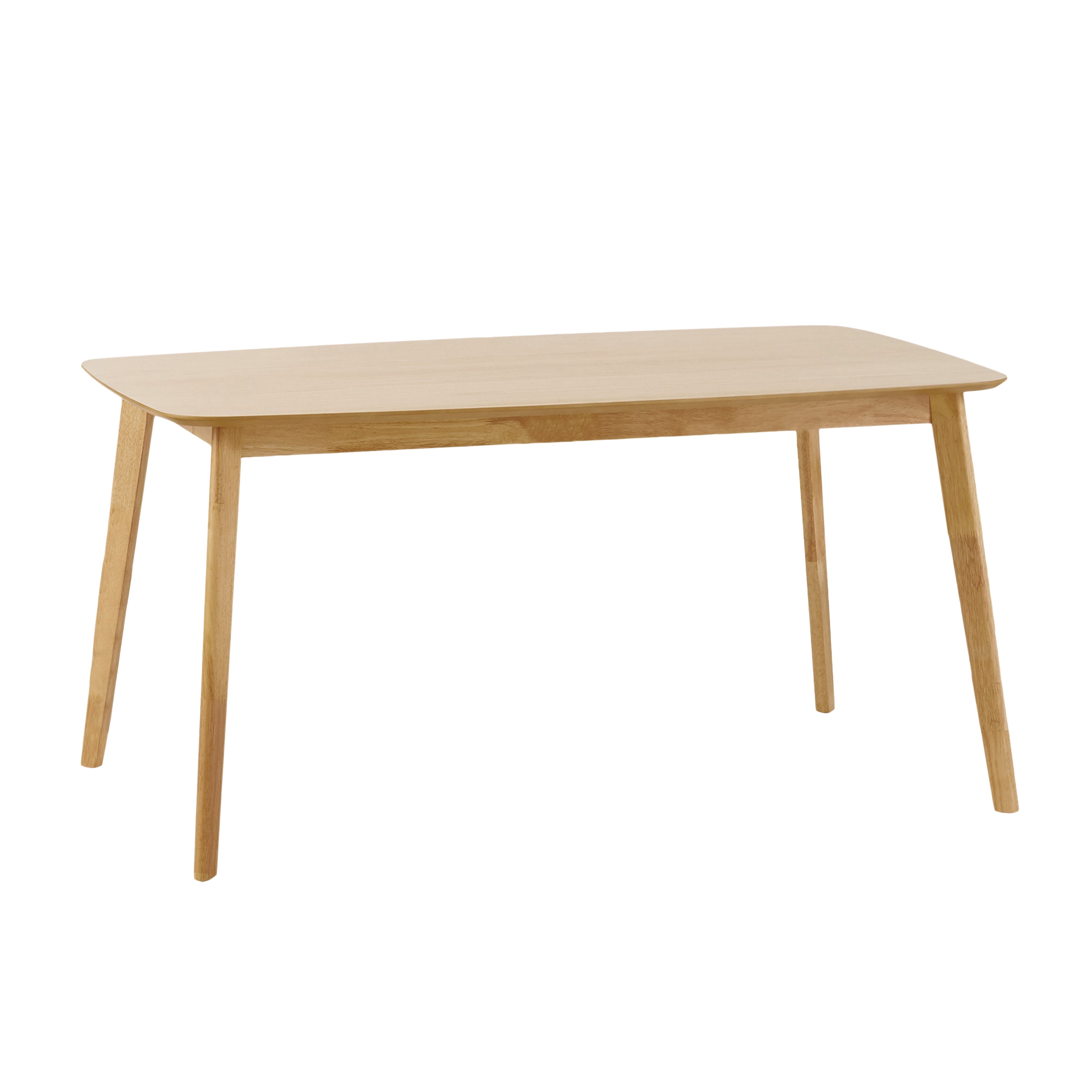 Euroco 59" Solid Wood Rectangular Dining Table for 4-6, Modern Kitchen Table for Kitchen Dining Room,Living Room,Small Spaces,Natural
