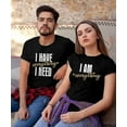 thumbnail image 5 of MOUSYA Couples Matching "I Have Everything I Need" T-Shirts for Men– Funny Cute His & Hers Honeymoon Graphic Tees, 5 of 8