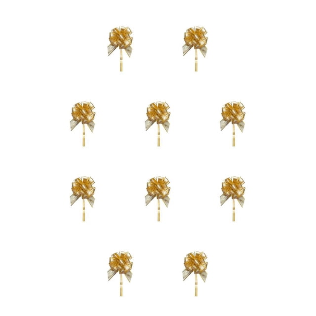 Ounissouiy Tire de la cinta de lazo para envolver regalos Jubilant resistente al desgaste Party Supply Multicolor Gifts Baskets Multifuncional Gold Oro 10piezas Ounissouiy CBP304218