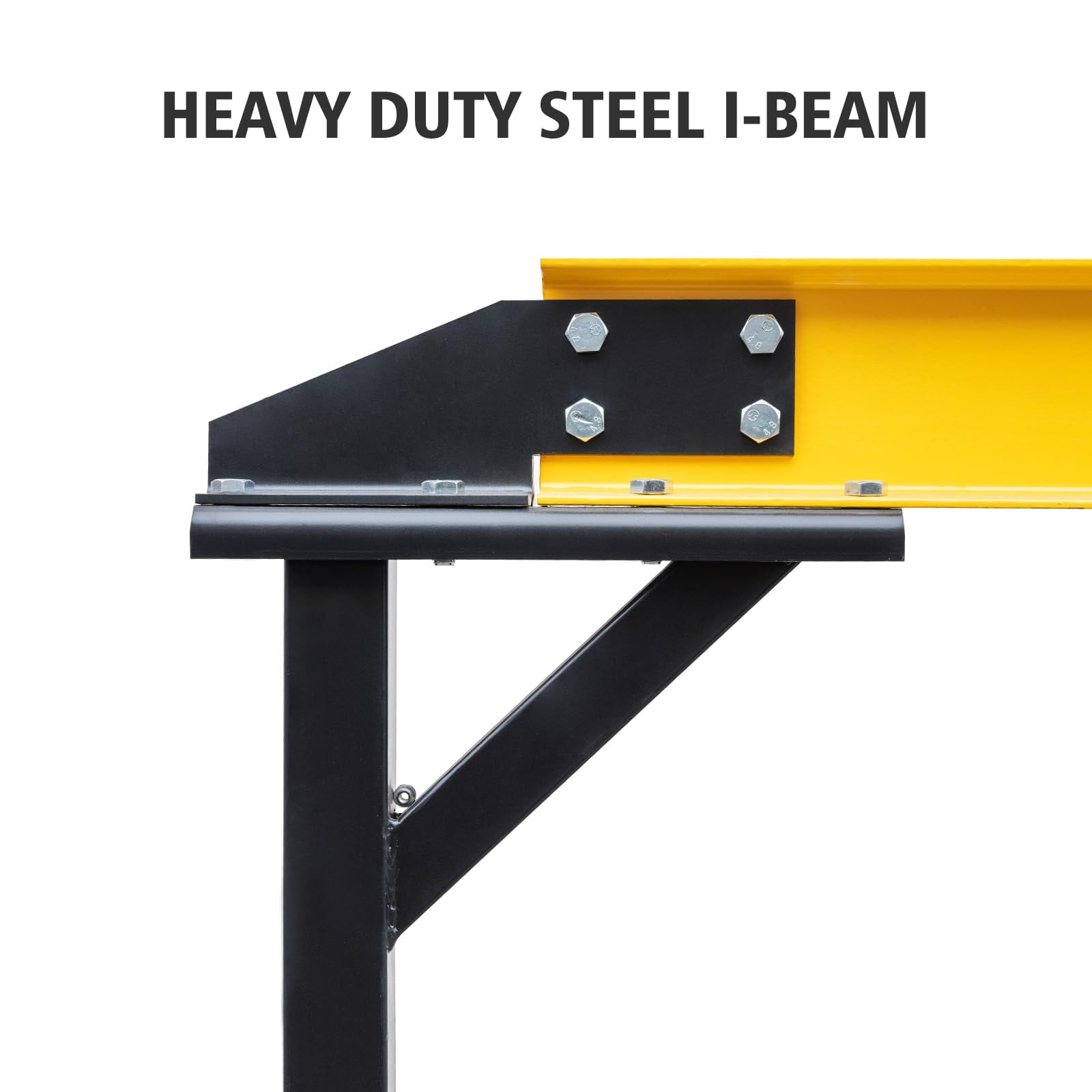 Yeshouse 2 Ton Adjustable Gantry Crane – Portable Overhead Hoist 4400 lbs Capacity, 97"–141" Height Range for Warehouse, Factory, Construction & Auto Repair