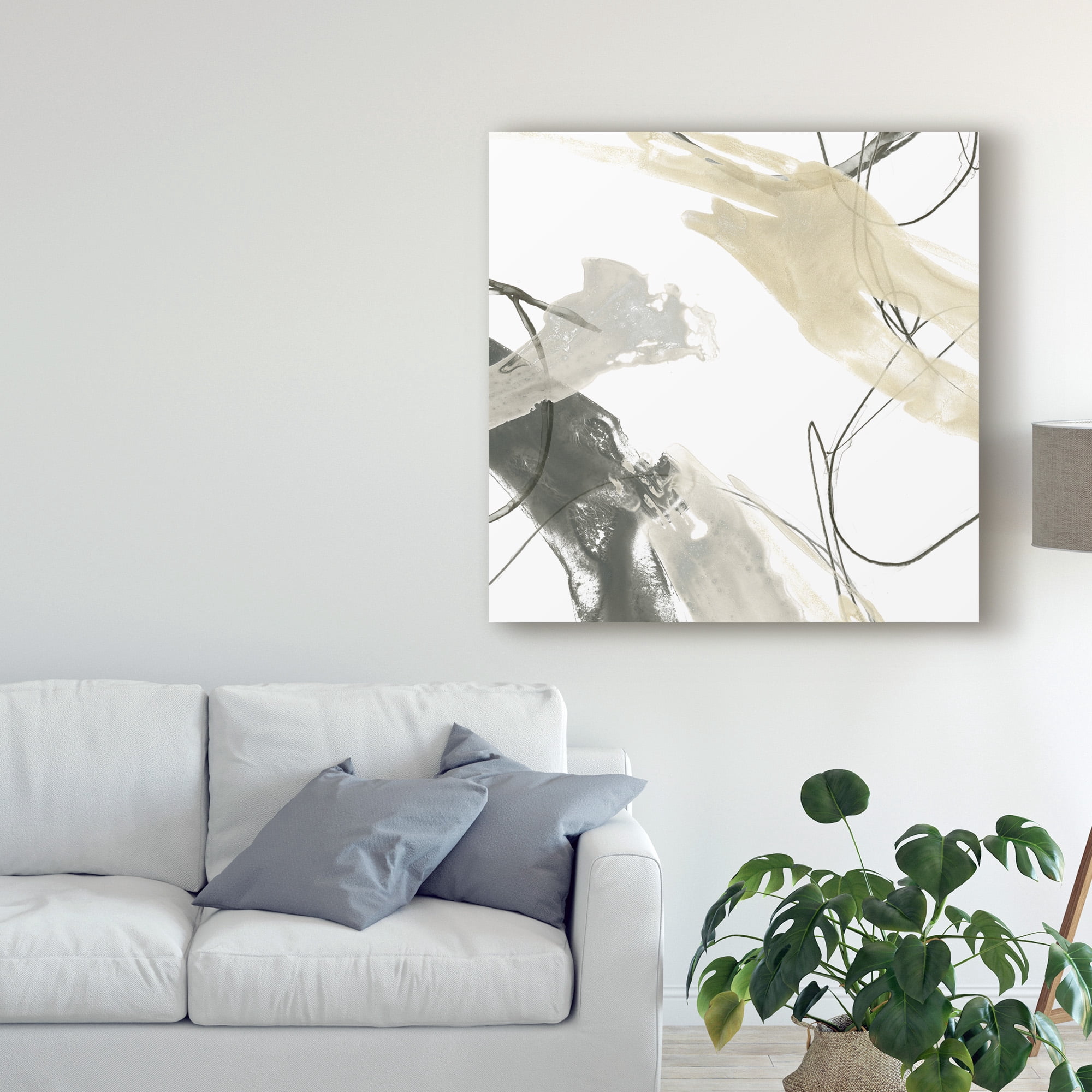 Trademark Fine Art 'Monochrome Momentum IV' Canvas Art by June Erica Vess