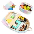 thumbnail image 3 of Mochila escolar con degradado de agua para adolescentes y bolsa para el almuerzo., 3 of 6