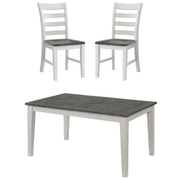 Home Square 3-Piece Set with Monterey Dining Table & 2 Dining Chairs