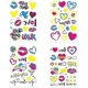 thumbnail image 3 of 2026 Neon Temporary Tattoo, Assorted Designs Glow In The Dark Neon Temporary Tattoo, Uv Blacklight Fake Tattoos, 3 of 5
