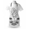 thumbnail image 4 of Vintage Nautical Tattoo Apron, I Lost My Heart to the Ocean with Mermaid Art, Unisex Kitchen Bib with Adjustable Neck for Cooking Gardening, Adult Size, Charcoal Grey Pale Grey, by Ambesonne, 4 of 4